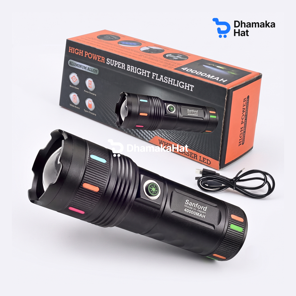 40,000mAh Sanford Digital Display LED Zoom Light With Power Bank(Made in Japan)