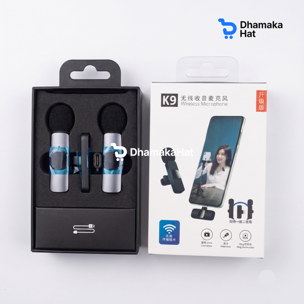 K9 Double Wireless Dual Microphone